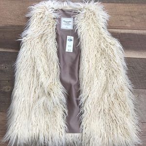 Abercrombie and Fitch Fur Vest